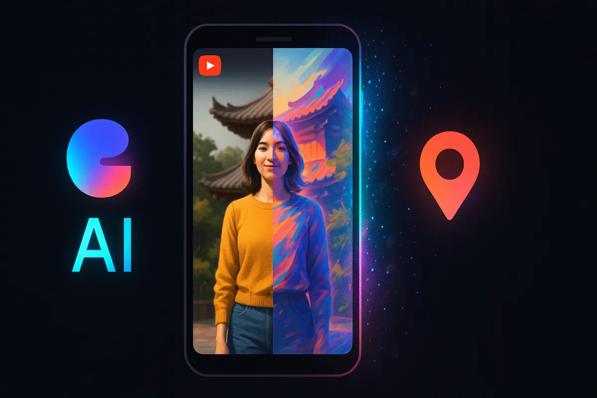 YouTube Gemini Omni remix Shorts IA generativa Featured Places luoghi Google I/O 2026 trasformazione prompt scopribilità creator
