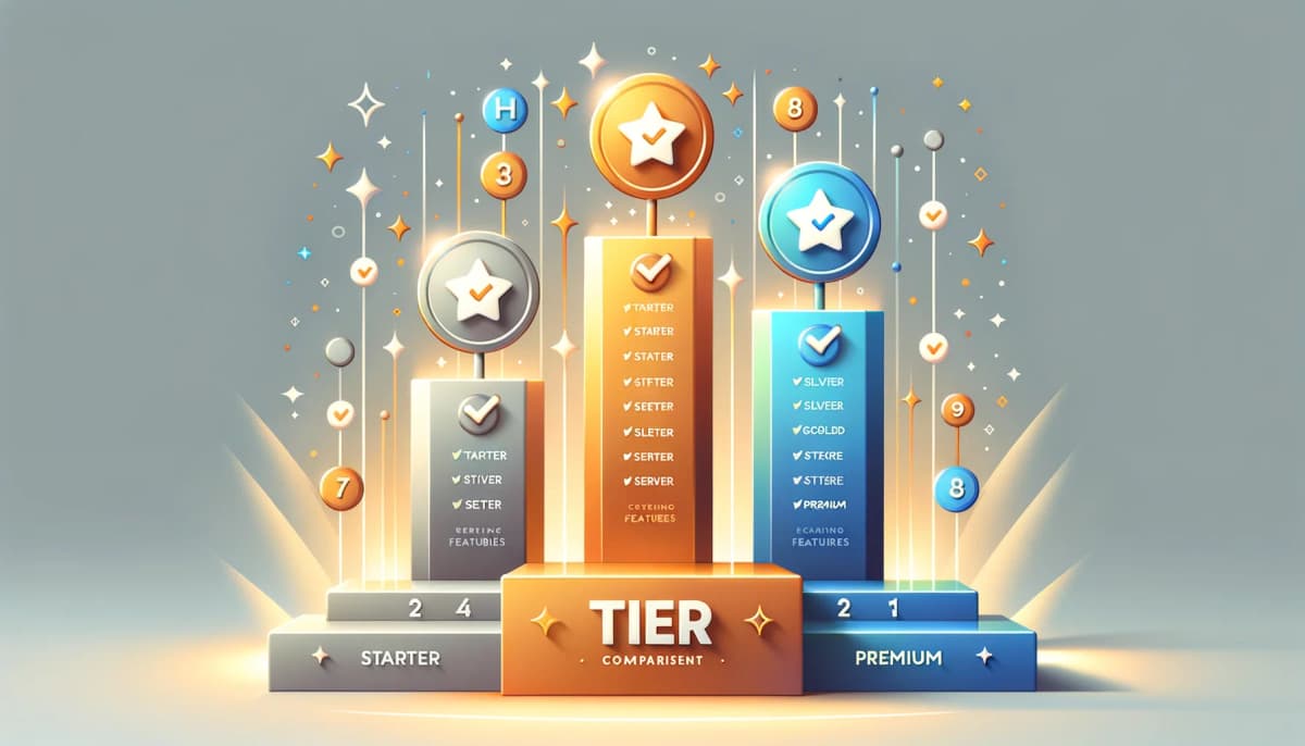 Comparison of Starter, Pro, and Premium tiers for Like Instagram